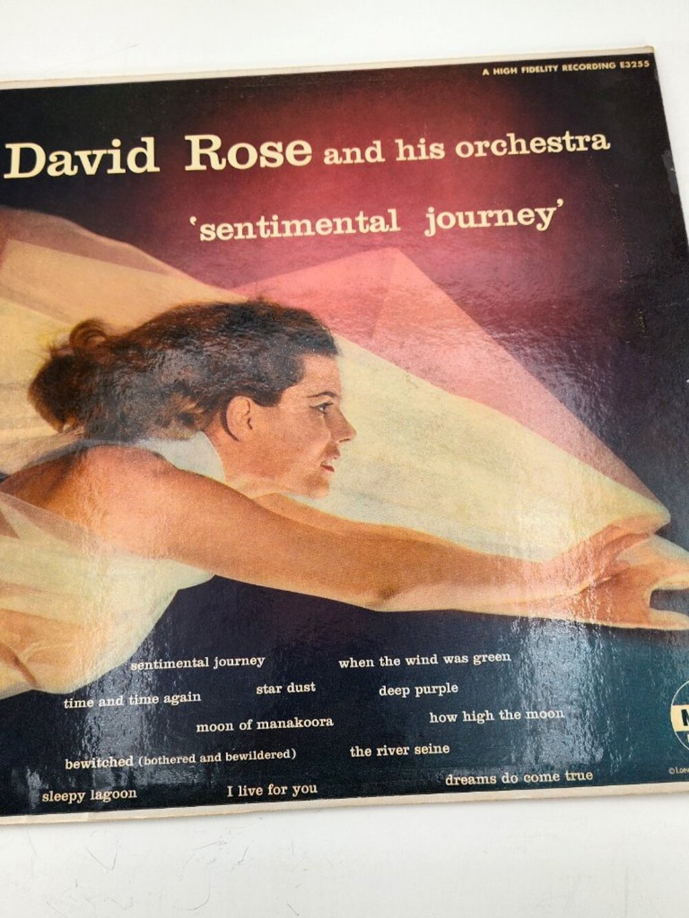 David Rose Sentimental Journey 12" Vinyl Record Album LP MGM E3255